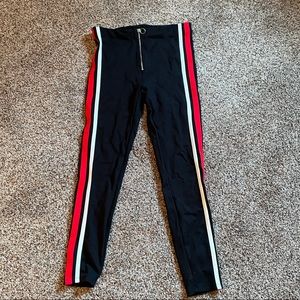 Express High Rise Front-Zip Leggings